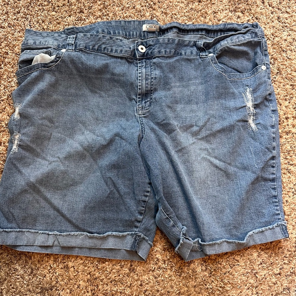 Cato Light Blue Denim Shorts
